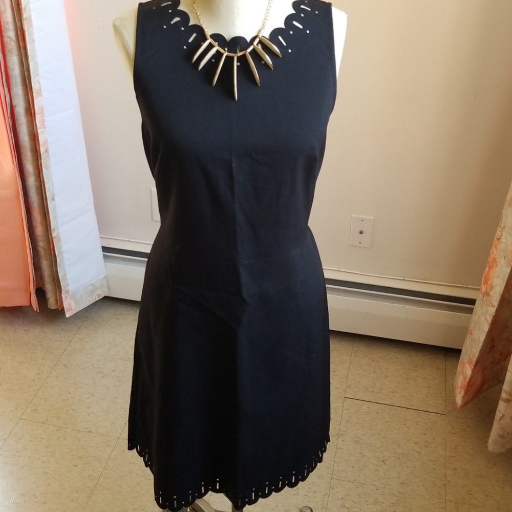 Cut Out Black Dress - Picture 1 of 5